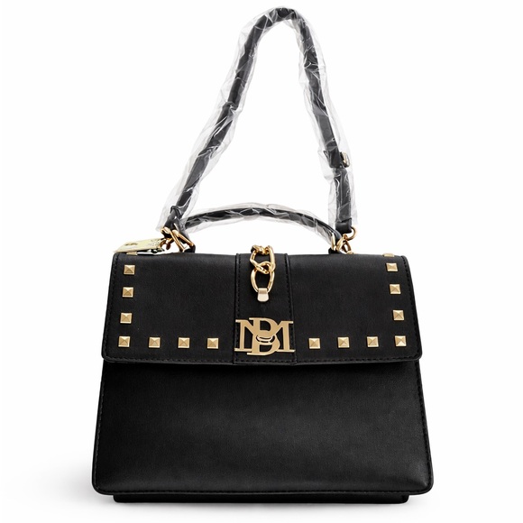 Badgley Mischka Handbags - NWT Badgly Mishka plain crossbody or tote.  Strap unsnaps. One pocket inside.